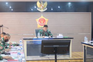 Kas Kogabwilhan I Mayjen TNI Syafruddin S.E., M.M., M.Tr (Han) Memimpin Pelaksanaan Paparan Rencana Operasi Kotamaops