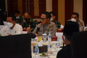 Rapat Koordinasi Percepatan Penanganan Covid-19 di Provinsi Kepri 