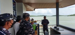 Komandan Pangkalan TNI Angkatan Laut Batam Resmikan Pos Pengamat Pulau Panjang Batam