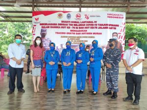 Cegah Penyebaran Covid-19, TNI AL Lantamal IV Gelar Tracing Gratis dan Tes Antigen Murah