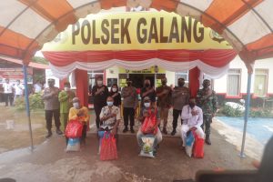 Bakti Sosial Polda Kepri Dalam Rangka PPKM Level 3