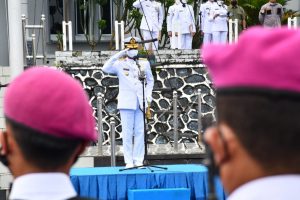 Danlantamal IV Pimpin Upacara Peringatan HUT Ke-76 TNI AL