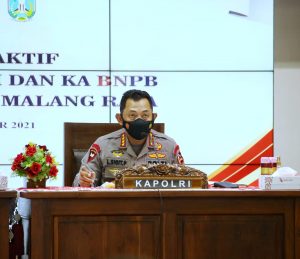 Kapolri Jenderal Listyo Sigit Prabowo Memberikan Apresiasi Kepada Forum Komunikasi Pimpinan Daerah Jatim