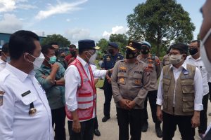 Irjen Pol Drs. Aris Budiman Mendampingi Menhub RI Ir. Budi Karya Sumadi Dalam Rangka Rakor Penanganan Kepulangan PMI