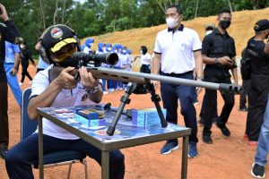 Laksamana Pertama TNI Indarto Budiarto Resmikan Lapangan Tembak Gurita Perkasa dan Mushola At-Tauhid Yonmarhanlan lV