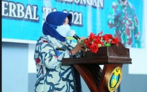 Walikota Tanjungpinang Rahma Hadiri Serta Tinjau Serbuan Vaksin Lanudal