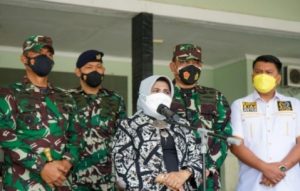 Bersama Forkopimda, Walikota Tanjungpinang Rahma Tinjau Vaksin Gurindam 12 Korem 033/WP