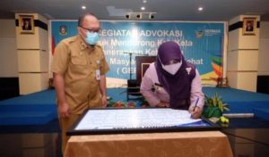 Rahma Walikota Tanjungpinang Bersama Sejumlah OPD Tandatangani Kesepakatan Germas