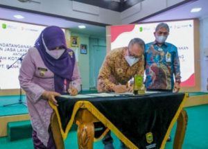 Untuk Memberi Kemudahan Serta Pelayanan Prima Dalam Bertransaksi Perbankan, Rahma Walikota Tanjungpinang Tandatangani MoU Bersama Bank Riau Kepri