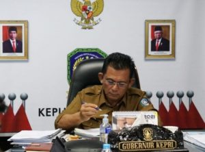 Ansar Gubernur Kepri Rapat Evaluasi PPKM Bersama Menko Marves, Tetap Prokes Meski Semua Daerah di Kepri Sudah Turun Level