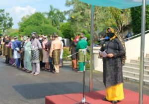 Inspektur Upacara Wako Rahma, Pemko Tanjungpinang Laksanakan Upacara Hari Jadi Provinsi Kepri