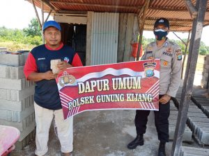 Polsek Gunung Kijang Masih Galakkan Dapur Umum