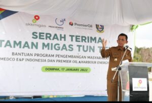 Gubernur Kepri Ansar Ahmad Resmikan Taman Migas Tun Telani Dompak