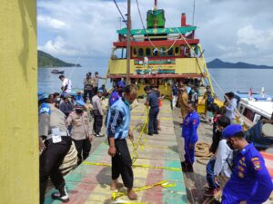 Polres Natuna Amankan KM SINAR SAMUDRA di Laut Subi