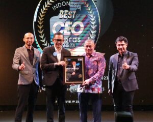 Penghargaan yang Bergengsi, Memberikan Motivasi, Mohamad Feriadi Soeprapto Dinobatkan ke Empat Kalinya Sebagai Indonesia Best 50 CEO Awards 2023.
